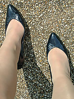 high heels nylon stiletto 